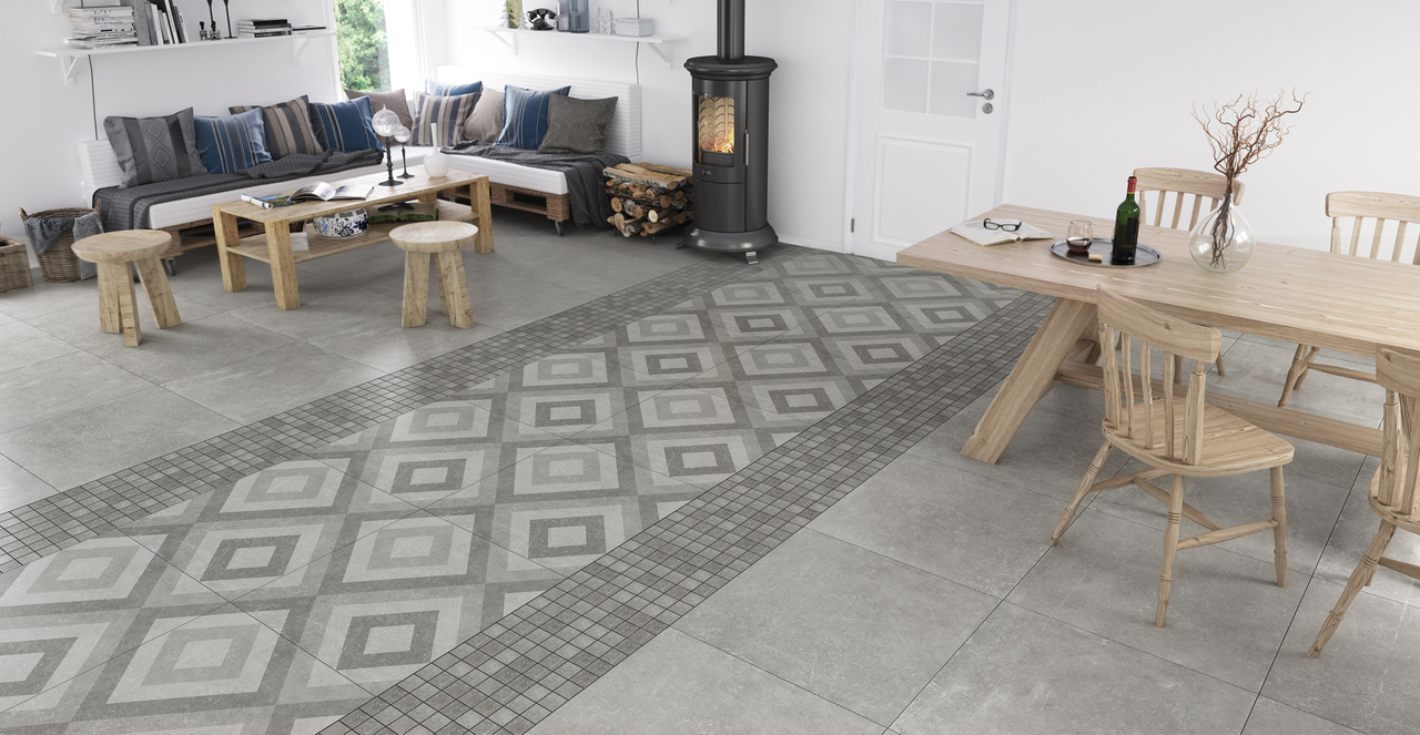 Плитка керамогранітна 442980 Stonehenge Сірий RECT 600x1200x8 Golden Tile - Зображення 193548500-3b345.jpg