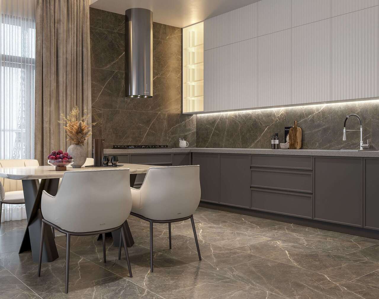 Плитка керамогранітна SO7980 Stone Roots Коричневий RECT 600x1200x8 Golden Tile - Зображення 193548501-6f1e0.jpg