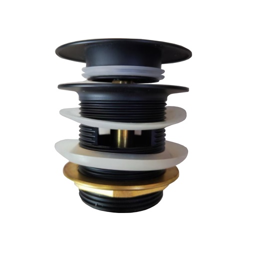 Донний клапан FreeStyle Click-Clack Black matt RKUA600013 RAVAK - Зображення