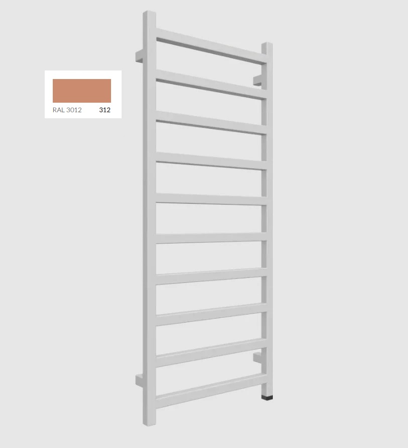 Рушникосушка Simple One 1440x500 Ral 3012 WWSIE144050K312E8P Terma - Зображення