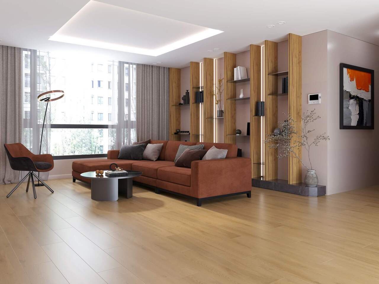 Плитка керамогранитная DT1420 Dakota Бежевий RECT 198x1198x8 Golden Tile - Зображення 194404690-02430.jpg