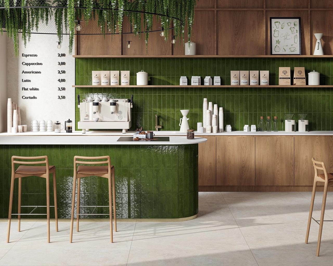 Плитка фасадная Palette Green 74x300x9 Cerrad - Зображення 194517340-dba16.jpg