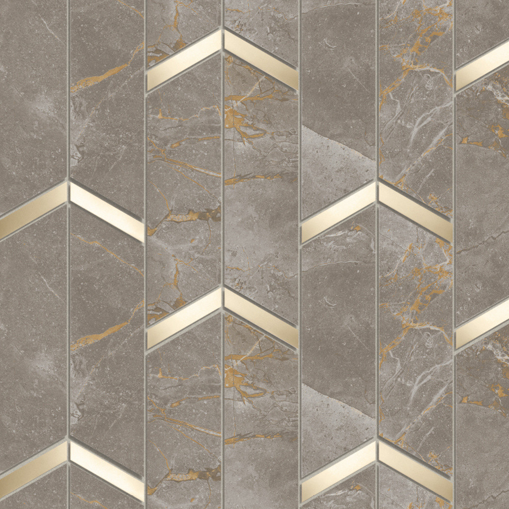 Мозаїка AF9A Marvel Fior di Bosco Chevron LAP 192x463 Atlas Concorde - Зображення