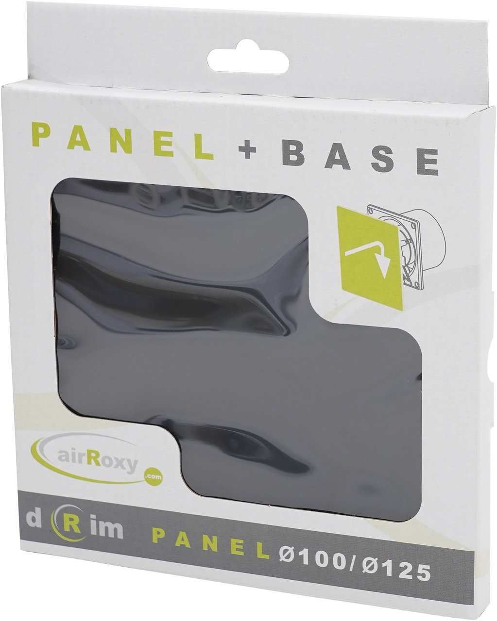 Панель для витяжного вентилятора Black mat Plexi 01-159 AirRoxy - Зображення 195463508-d3d94.jpg