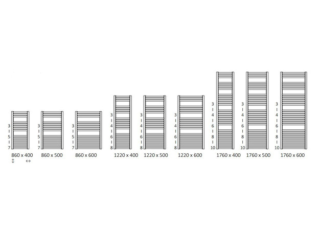 Рушникосушка Dexter 860x400 WGDEX086040KCROSX Terma - Зображення 195663-196f7.jpg