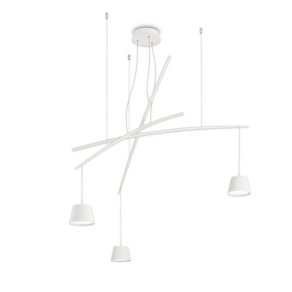 Люстра FISH SP3 BIANCO (196961), IDEAL LUX - Зображення