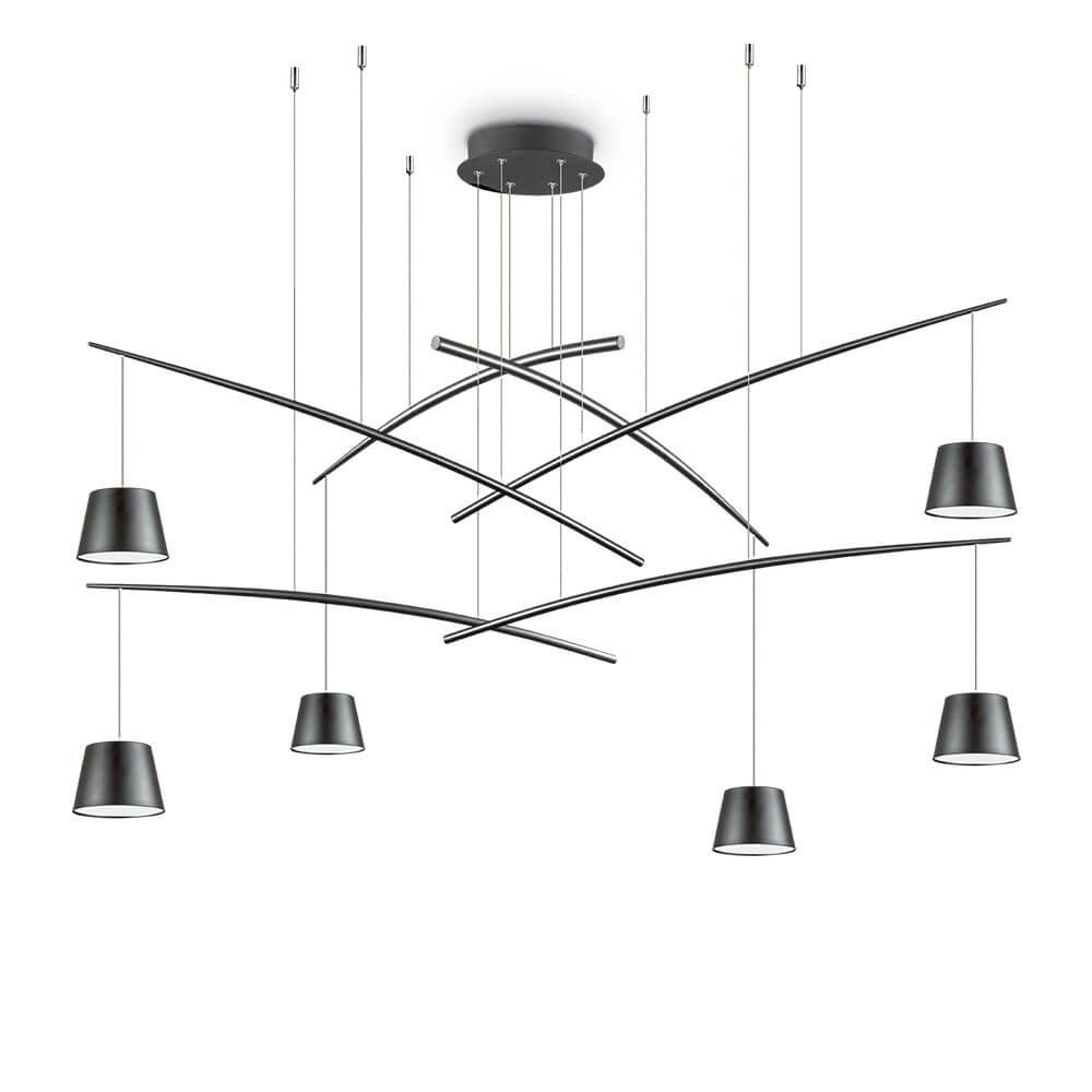 Люстра FISH SP6 NERO (196992), IDEAL LUX - Зображення