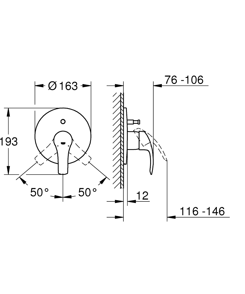 Змішувач Eurosmart 19450002 Grohe - Зображення 197301-247f0.jpg