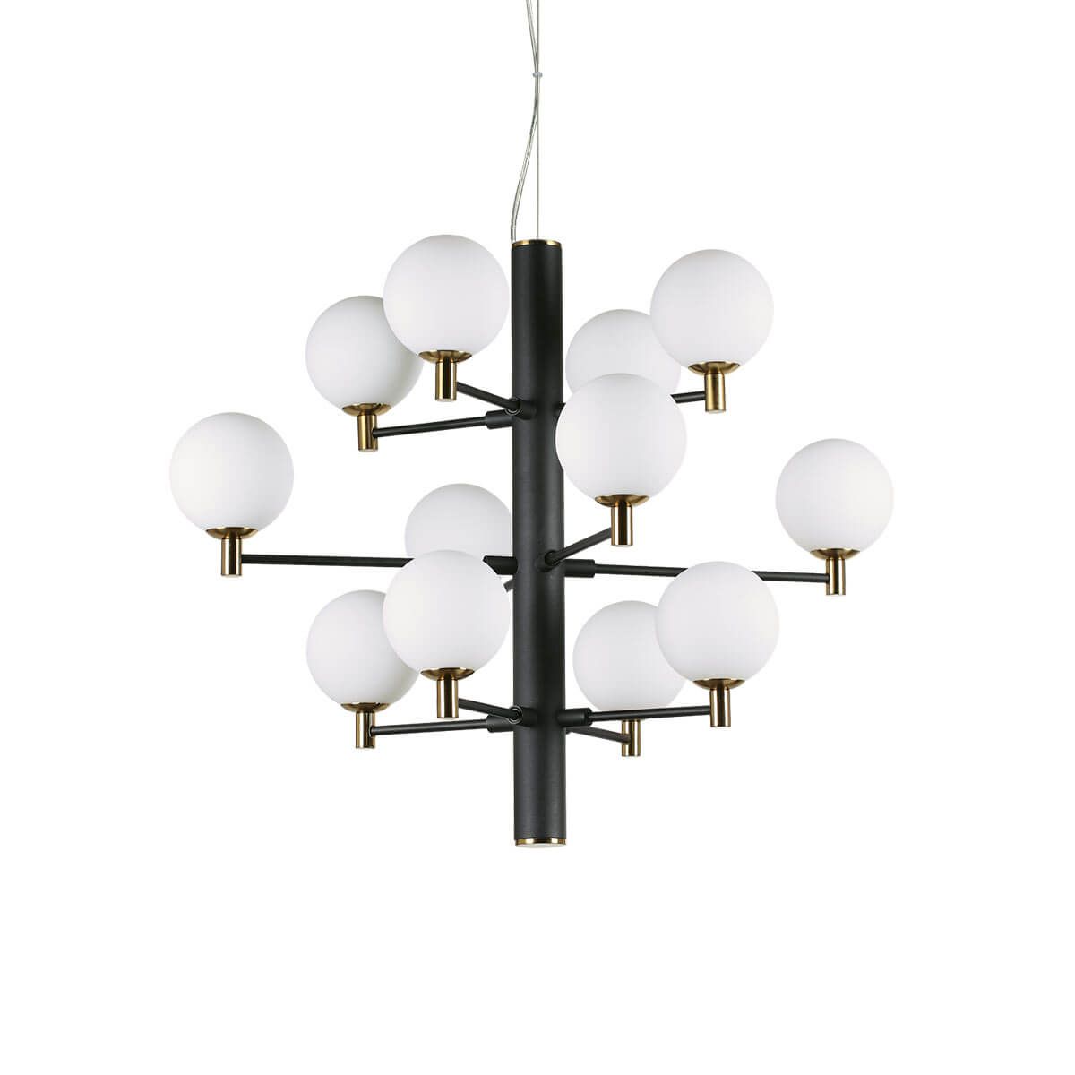 Люстра COPERNICO SP12 NERO (197319), IDEAL LUX - Зображення