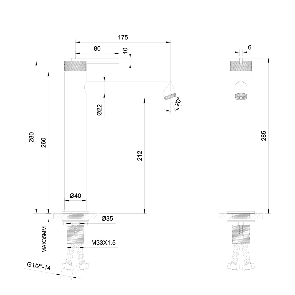 Змішувач для умивальника ORI нікель брашований 08011N EMPORIA - Зображення 197671885-929ed.jpg