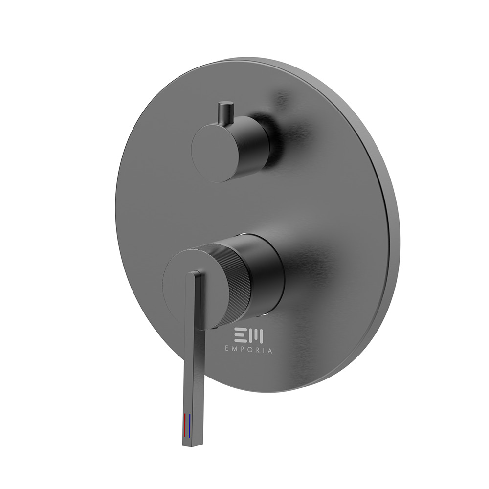 Змішувач ORI gun metal 08042BN EMPORIA - Зображення