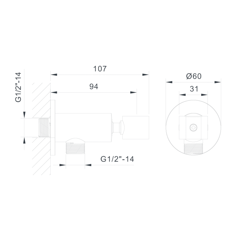 Подключение душевого шланга никель брашированный 04080N EMPORIA - Зображення 197671914-5865e.png
