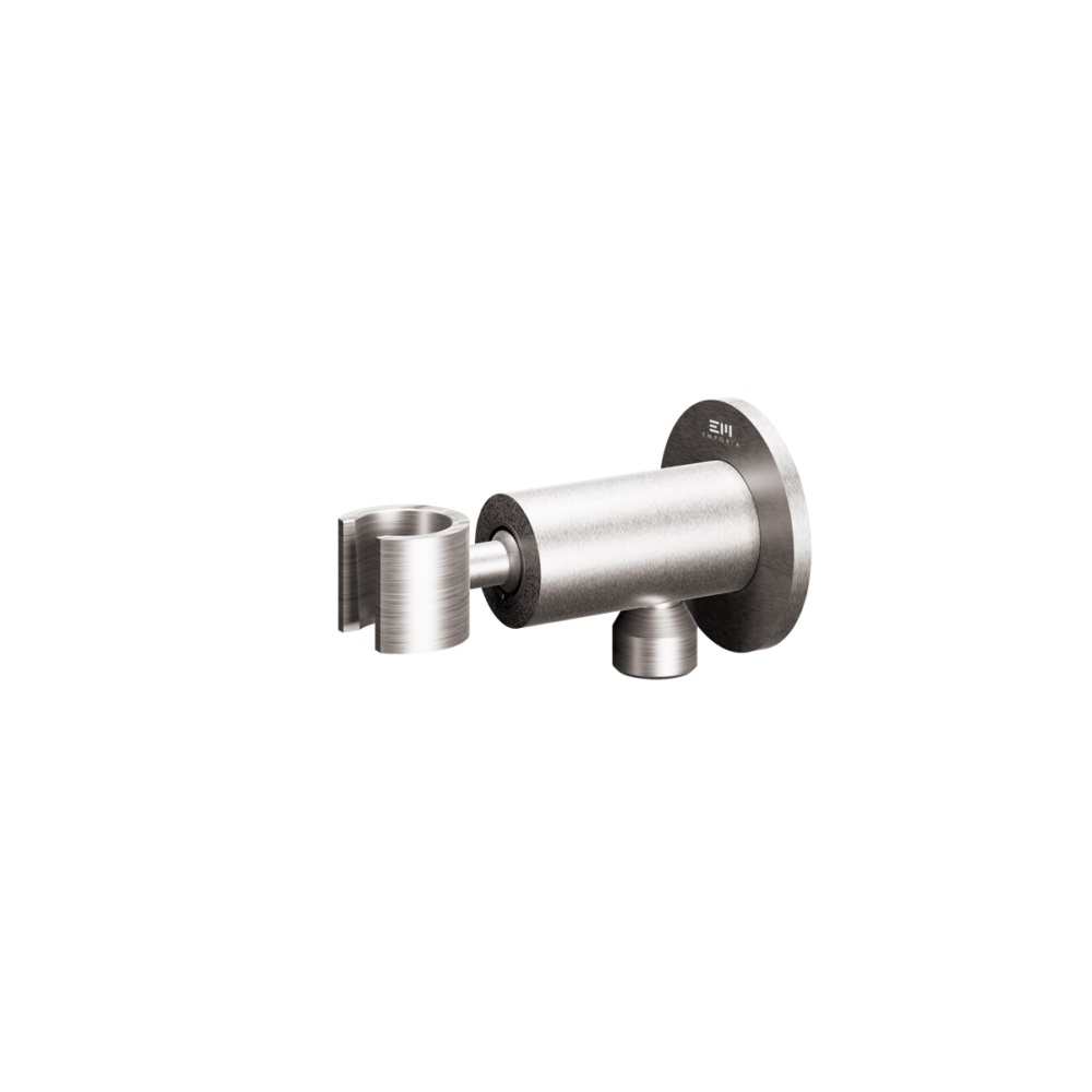 Подключение душевого шланга никель брашированный 04080N EMPORIA - Зображення