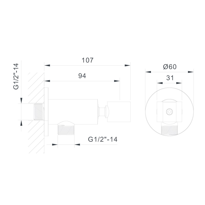 Подключение душевого шланга gun metal 04080BN EMPORIA - Зображення 197671923-7f3ff.jpg
