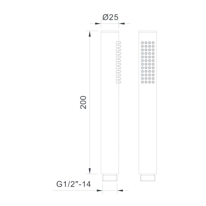 Лейка для ручного душа золотой брашированный 040710GN EMPORIA - Зображення 197671939-63186.jpg