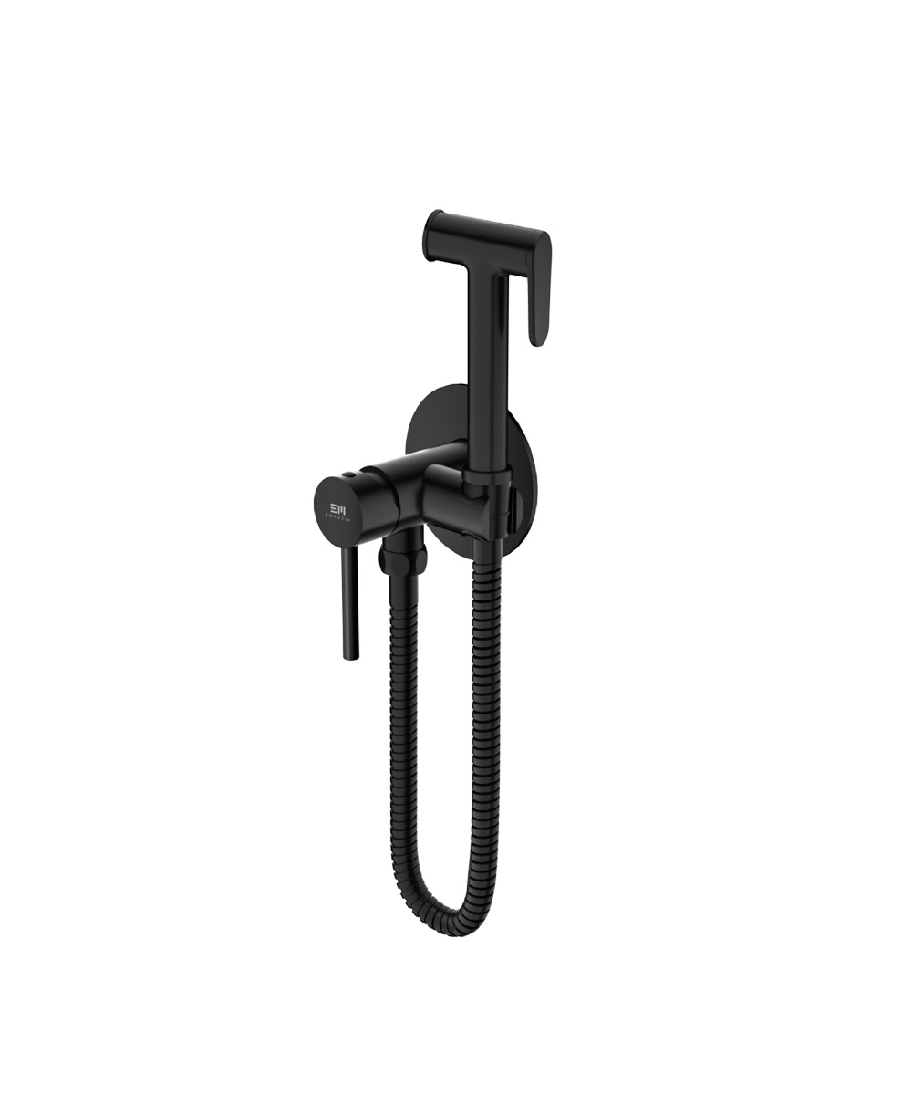 Гигиенический душ Fly 03021BM черный matt EMPORIA - Зображення