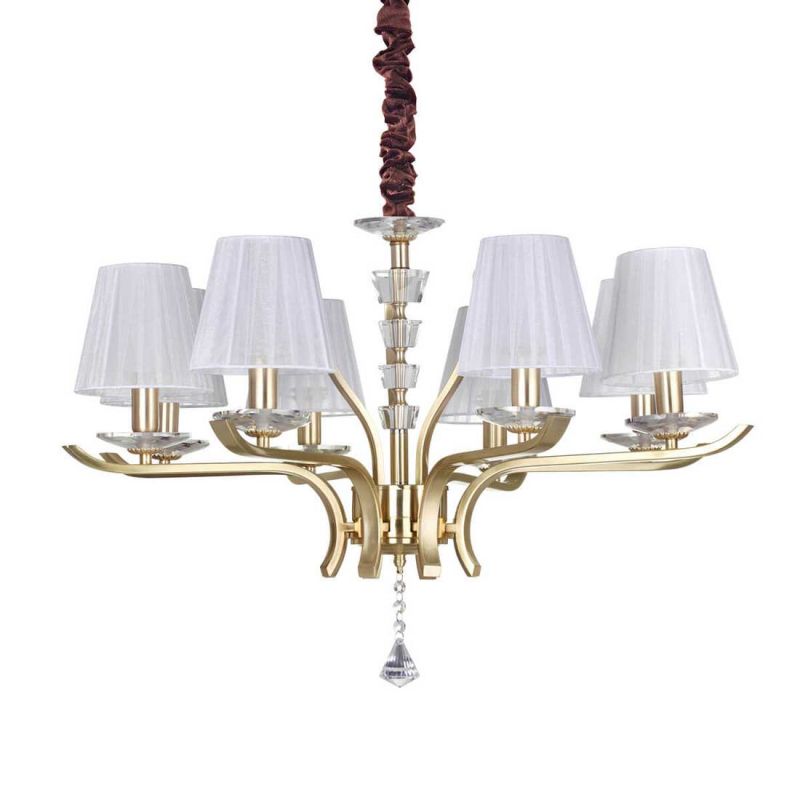 Люстра PEGASO SP8 OTTONE SATINATO (197739), IDEAL LUX - Зображення