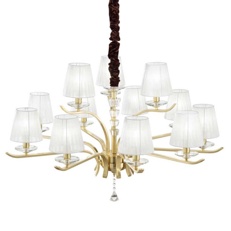 Люстра PEGASO SP12 OTTONE SATINATO (197746), IDEAL LUX - Зображення 197746.jpg