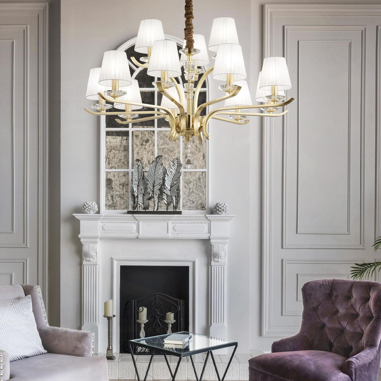 Люстра PEGASO SP5 OTTONE SATINATO (197722), IDEAL LUX - Зображення 197746_IN.jpg