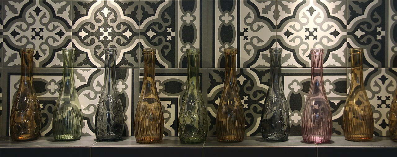 Плитка керамогранітна Florentine White Cenefa 200x200x9 Mainzu - Зображення 197789-6fac3.jpg