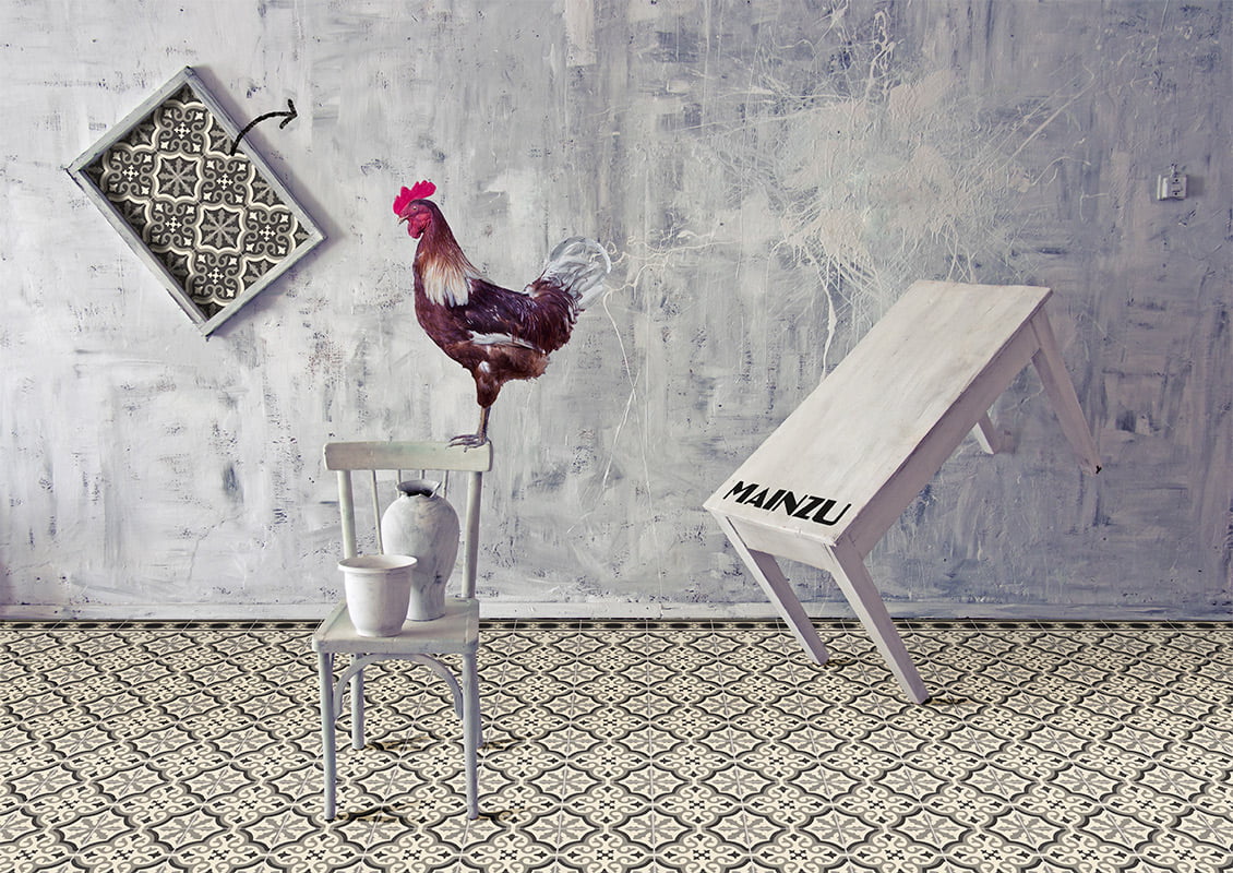 Плитка керамогранітна Florentine White Cenefa 200x200x9 Mainzu - Зображення 197789-cb803.jpg