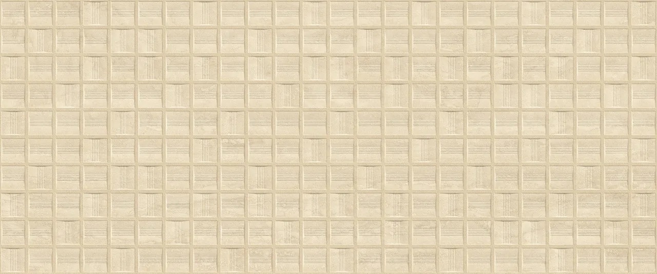 Плитка стінова HCP7 Marvel T 3D Qube Navona Sand MAT 500x1200 Atlas Concorde - Зображення