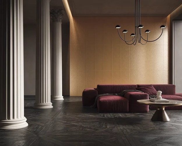 Плитка стінова Pure Cathedral Copper RECT STR Блиск 398x1198 Paradyz - Зображення 198371927-0ff63.jpg