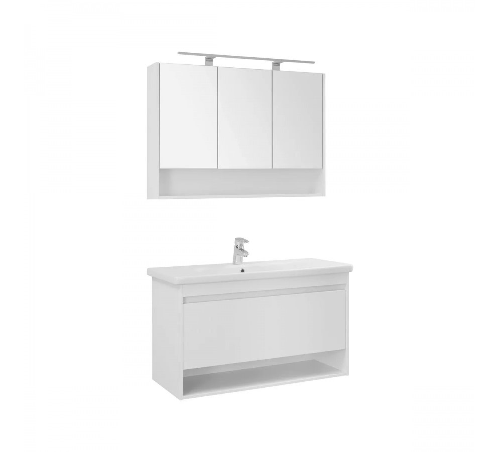 Шафка з умивальником Silvia Sil-100 білий Juventa - Зображення 198447347-04826.jpg