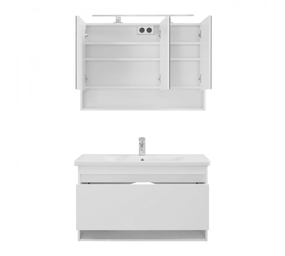 Шафка з умивальником Silvia Sil-100 білий Juventa - Зображення 198447347-3176e.jpg