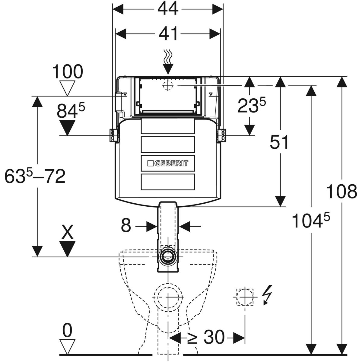 Бачок для унітаза Sigma 12 см 109.300.00.5 Geberit - Зображення 198470-6020b.jpg