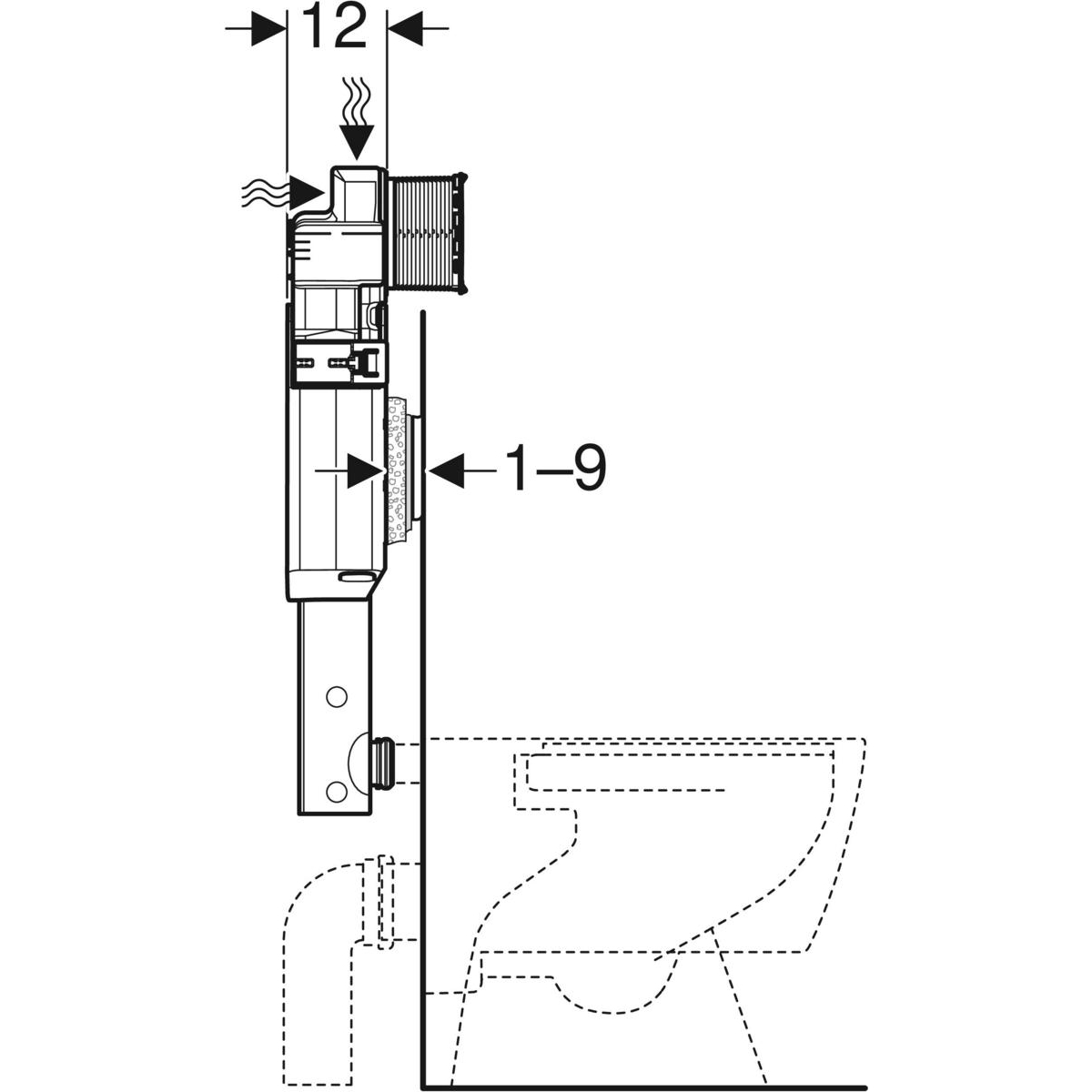 Бачок для унітаза Sigma 12 см 109.300.00.5 Geberit - Зображення 198470-aee87.jpg