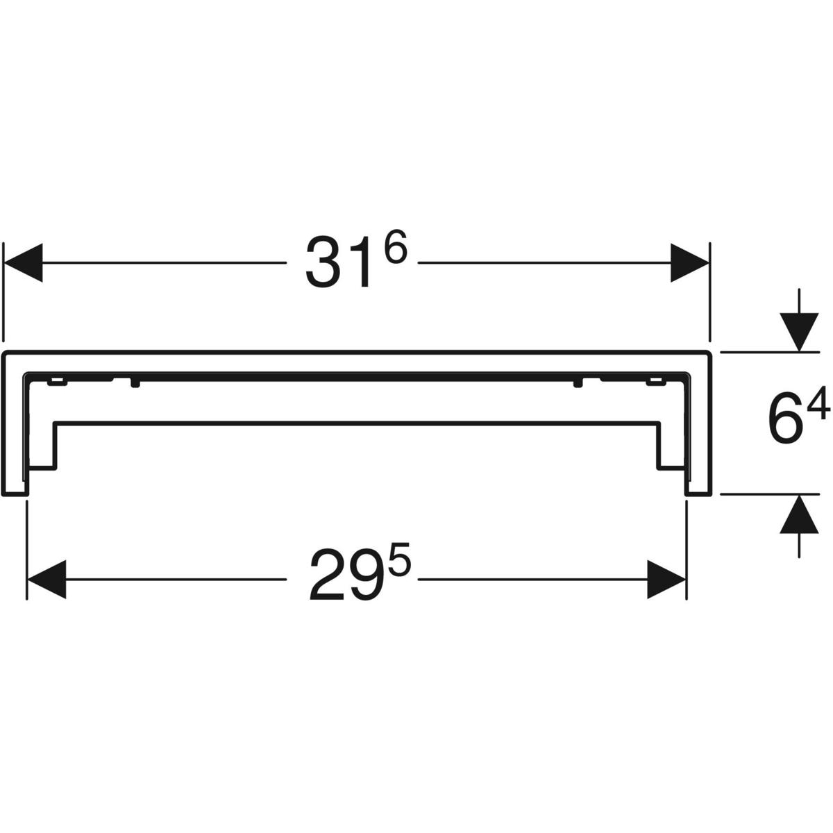 Декоративная накладка для трапа 154.339.00.1 Geberit - Зображення 198478-fe9d8.jpg