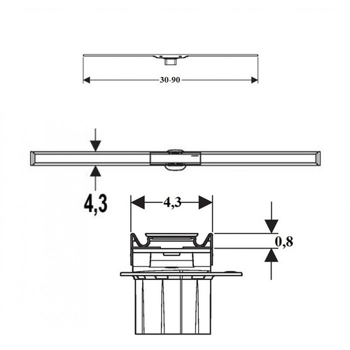 Решітка для душового каналу CleanLine 20 154.450.KS.1 Geberit - Зображення 198514-f5d3a.jpg