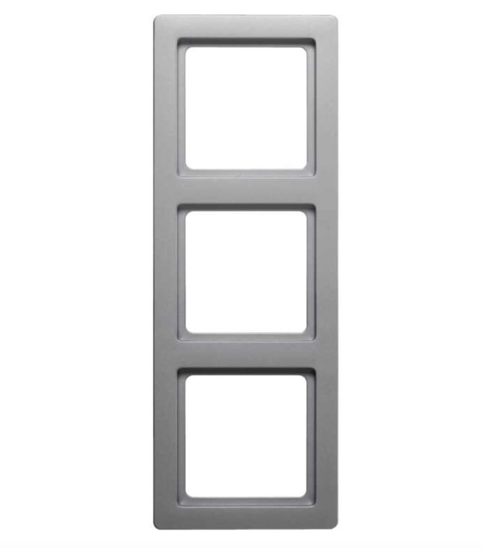 Рамка 3-місна Berker Q1 Алюміній 10136084 Hager - Зображення 198836116-4f9aa.jpg