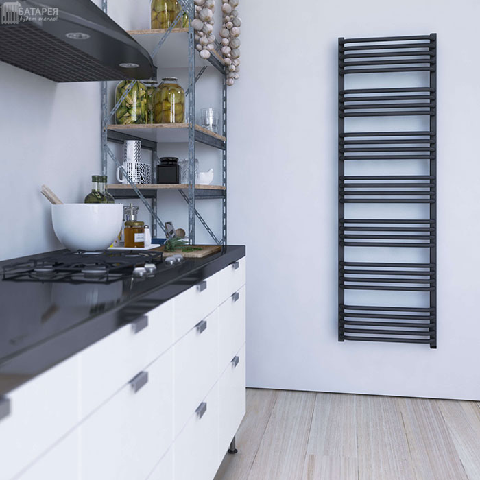 Рушникосушка Alex 1580x700 Ral 9005 matt Terma - Зображення 199212152-a1dfb.jpg