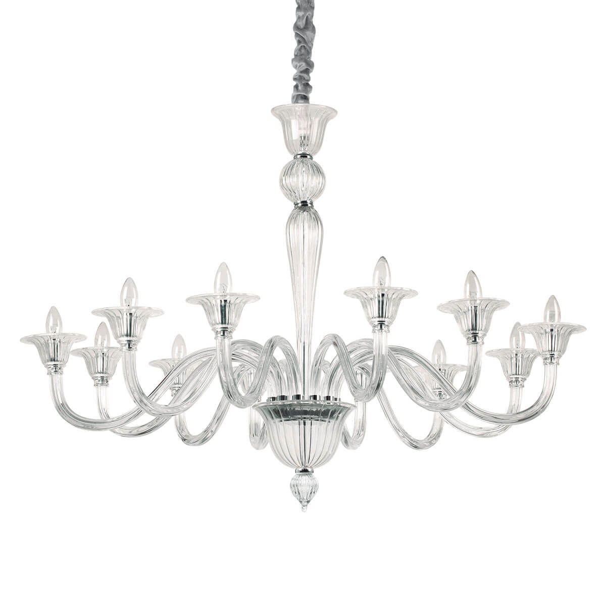 Люстра BRIGITTA SP12 TRASPARENTE (199375), IDEAL LUX - Зображення