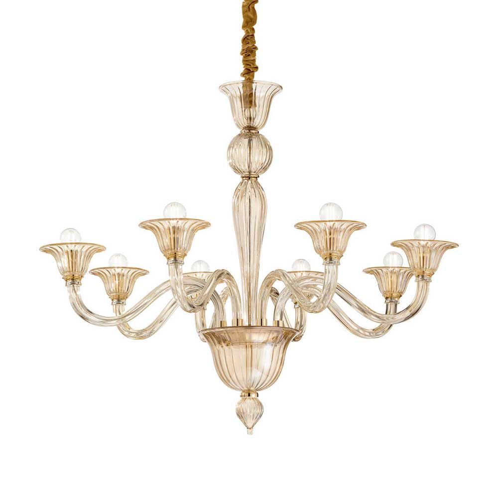 Люстра BRIGITTA SP8 AMBRA (199412), IDEAL LUX - Зображення