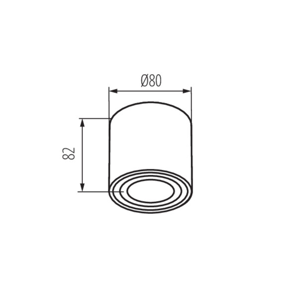 Точковий світильник DUCE AL-DTO50 (19951), Kanlux - Зображення 19951--.jpg