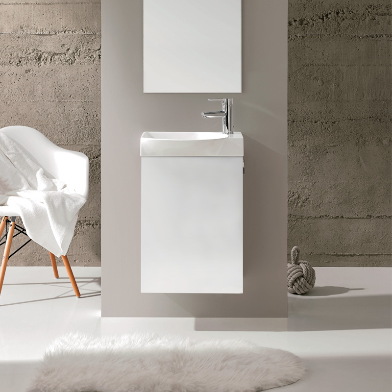 Шкафчик с умывальником Ravell 450 White matt A852448806 Roca - Зображення 199611953-7edf1.jpg