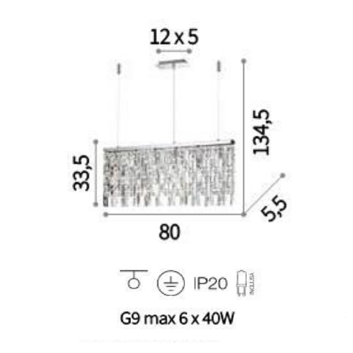 Світильник ELISIR SP6 OTTONE (200064), IDEAL LUX - Зображення 199993-.jpg