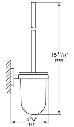 Туалетна щітка Essentials (40374001), Grohe - Зображення 1e541-4037.jpg
