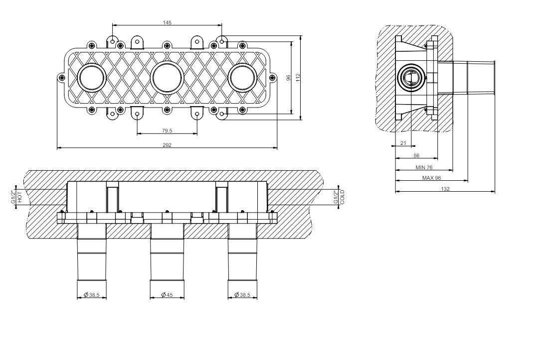 Вбудована частина змішувача Gessi316 45089031 Gessi - Зображення 200057-37bc1.jpg