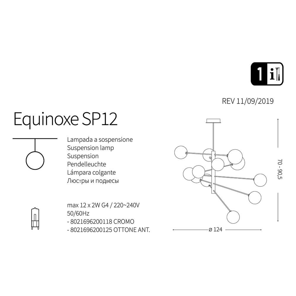 Люстра EQUINOXE SP12 CROMO (200118), IDEAL LUX - Зображення 200118_.jpg