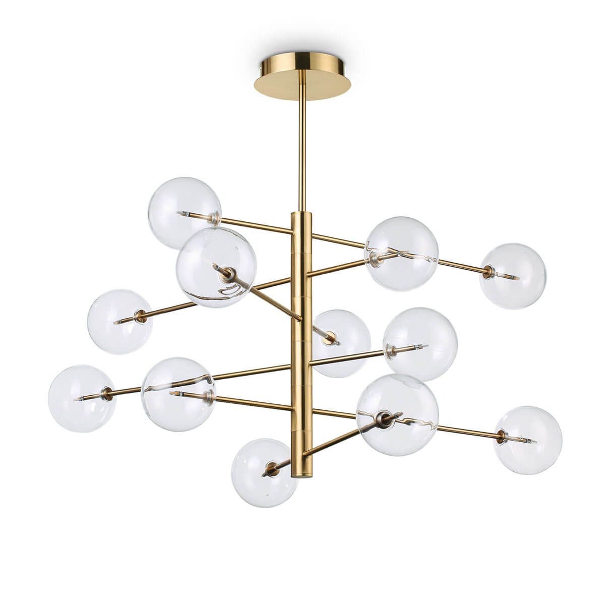 Люстра EQUINOXE SP12 OTTONE ANTICO (200125), IDEAL LUX - Зображення