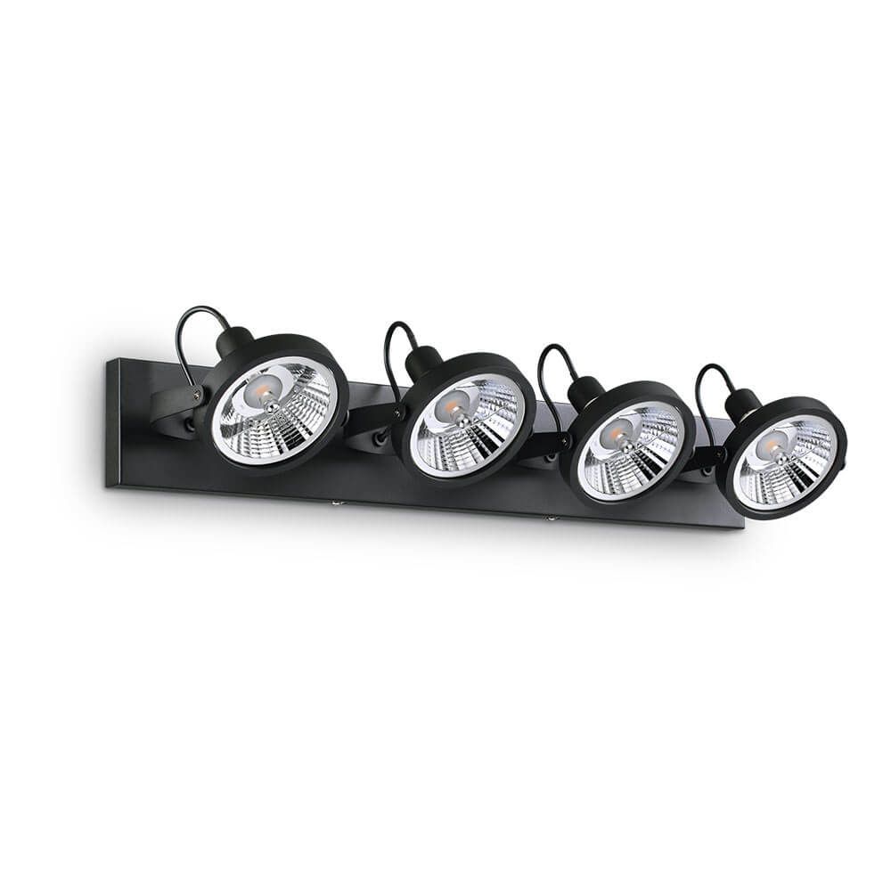 Спот GLIM PL4 NERO (200255), IDEAL LUX - Зображення