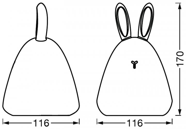 Ночник NIGHTLUX RABBIT USB RGB (4058075602113), LEDVANCE - Зображення 20069802-bc01e.jpg
