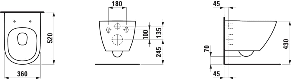 Унитаз подвесной LUA Rimless с крышкой soft-close H8660820000001 LAUFEN - Зображення 200858899-88c16.jpg