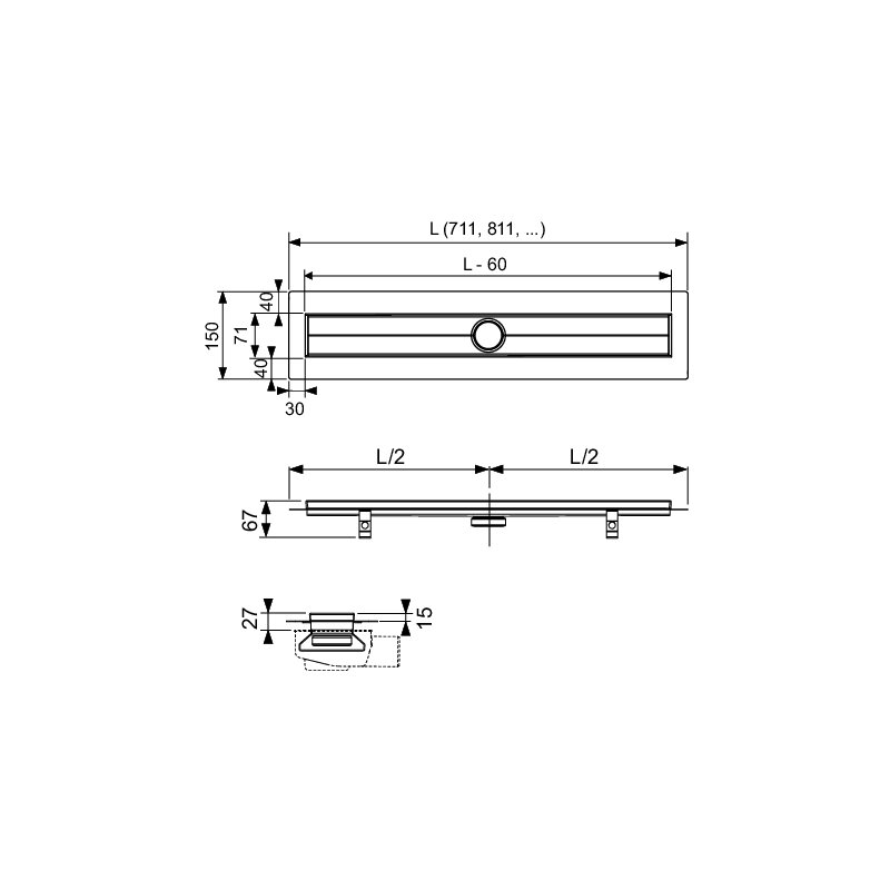 Душовий канал 70 см TECEdrainline зі стрічкою Seal System 600705 TECE - Зображення 200858932-82621.jpg