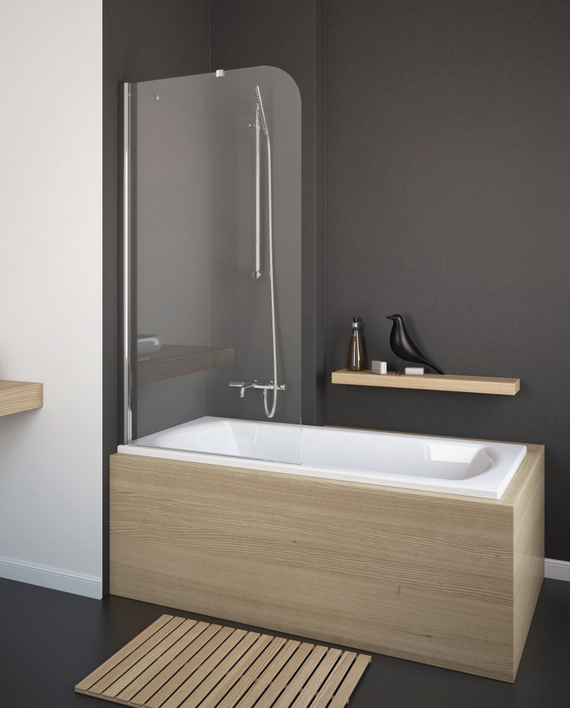 Шторка для ванни одноелементна Torrenta PNJ II 80 L RADAWAY - Зображення 201101-101NL.jpg