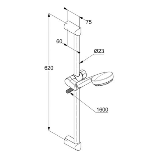 Душовий набір 3S Logo (6836305-00), Kludi - Зображення 201858-a914c.jpg